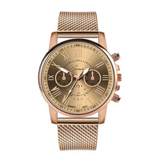 Load image into Gallery viewer, Bussiness Women's Watches Fashion Geneva Brand Roman Numeral Simple Clock Kol Saati Montre Femme Relogio Feminino Reloj Mujer@50