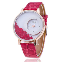 Load image into Gallery viewer, New Fashion Leather Strap Women Rhinestone Wrist Watches Casual Women Dress Watches Crystal Solid Color Hot Relogio Feminino