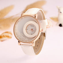 Load image into Gallery viewer, New Fashion Leather Strap Women Rhinestone Wrist Watches Casual Women Dress Watches Crystal Solid Color Hot Relogio Feminino