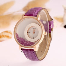 Load image into Gallery viewer, New Fashion Leather Strap Women Rhinestone Wrist Watches Casual Women Dress Watches Crystal Solid Color Hot Relogio Feminino
